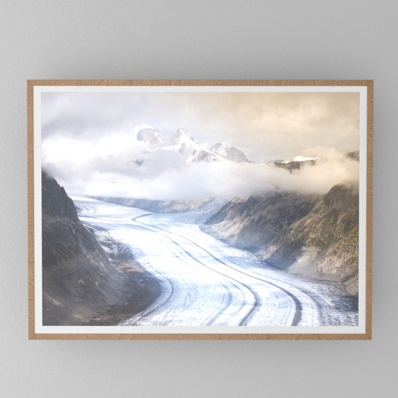 Gletscherweg ins Tal