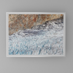 Narben des Gletschers